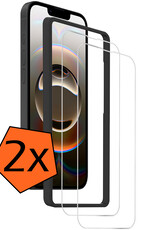 Nomfy Nomfy iPhone 16E Screenprotector Met Installatieframe - 2 PACK