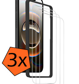 Nomfy Nomfy iPhone 16E Screenprotector Met Installatieframe - 3 PACK