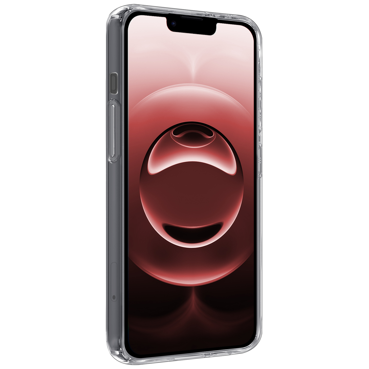 NoXx NoXx iPhone 16E Hoesje Siliconen Met 2x Screenprotector Met Dichte Notch - Transparant