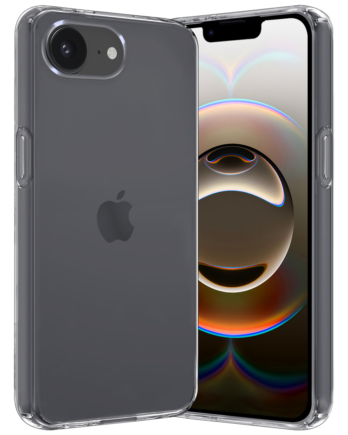 Nomfy Nomfy iPhone 16E Hoesje Siliconen - Transparant