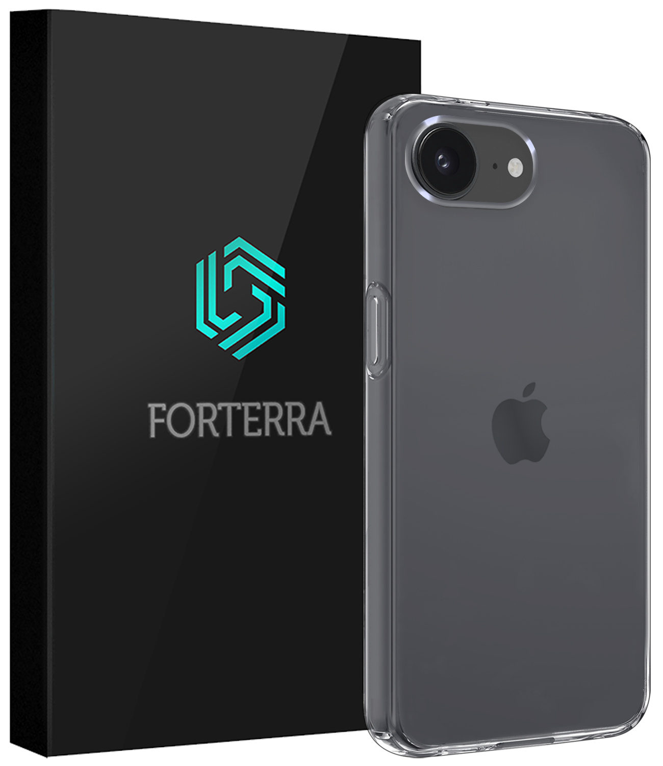 Forterra Forterra iPhone 16E Hoesje Siliconen - Transparant