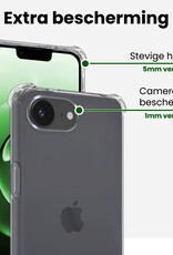 BASEY. BASEY. iPhone 16E Hoesje Shockproof - Transparant