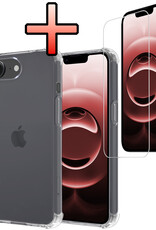NoXx NoXx iPhone 16E Hoesje Shockproof Met Screenprotector Met Dichte Notch