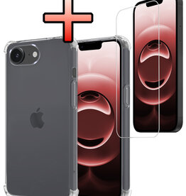 NoXx NoXx iPhone 16E Hoesje Shockproof Met Screenprotector Met Dichte Notch
