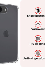 NoXx NoXx iPhone 16E Hoesje Shockproof Met 2x Screenprotector Met Dichte Notch