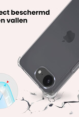 NoXx NoXx iPhone 16E Hoesje Shockproof Met 2x Screenprotector Met Dichte Notch