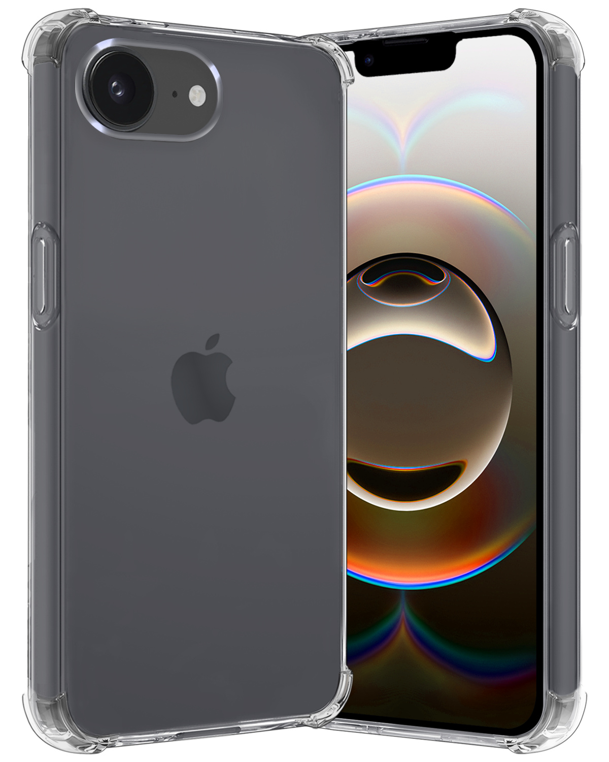 Nomfy Nomfy iPhone 16E Hoesje Shockproof - Transparant