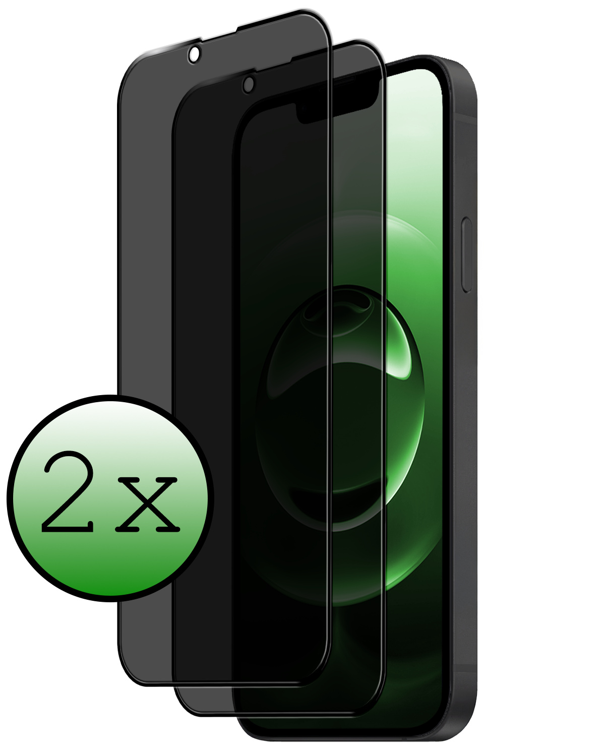 BASEY. BASEY. iPhone 16E Screenprotector Glas Privacy - 2 PACK