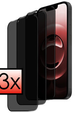 NoXx NoXx iPhone 16E Screenprotector Glas Privacy - 3 PACK