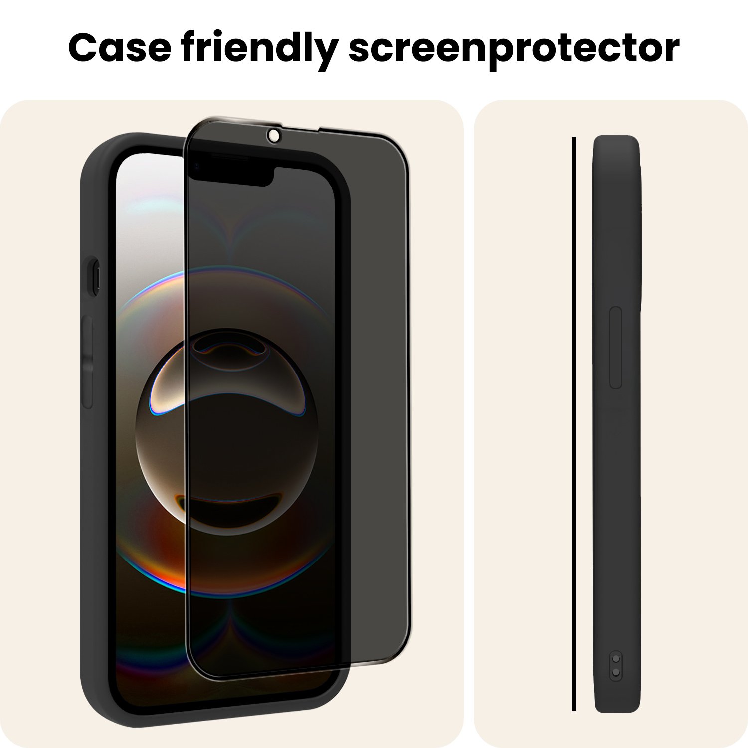 Nomfy Nomfy iPhone 16E Screenprotector Glas Privacy