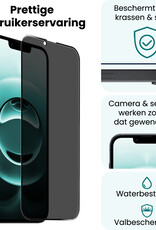 Forterra Forterra iPhone 16E Screenprotector Glas Privacy - 2 PACK