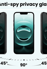 Forterra Forterra iPhone 16E Screenprotector Glas Privacy - 3 PACK