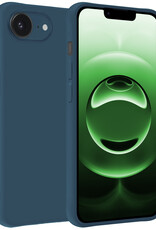 BASEY. BASEY. iPhone 16E Hoesje Siliconen - Donkerblauw