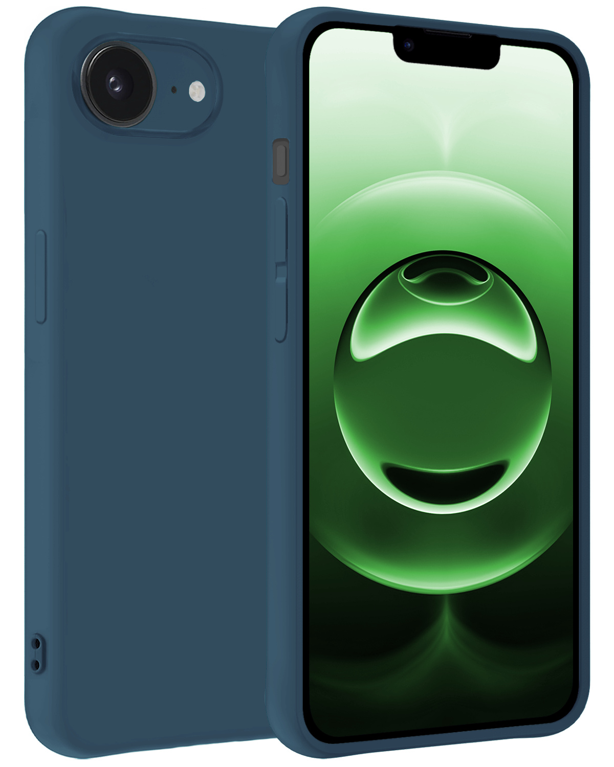 BASEY. BASEY. iPhone 16E Hoesje Siliconen - Donkerblauw