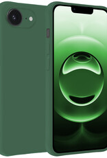 BASEY. BASEY. iPhone 16E Hoesje Siliconen - Donkergroen