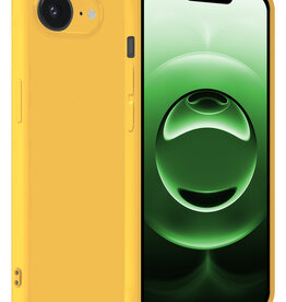 BASEY. BASEY. iPhone 16E Hoesje Siliconen - Geel