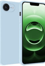 BASEY. BASEY. iPhone 16E Hoesje Siliconen - Lichtblauw
