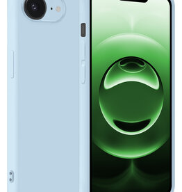 BASEY. BASEY. iPhone 16E Hoesje Siliconen - Lichtblauw