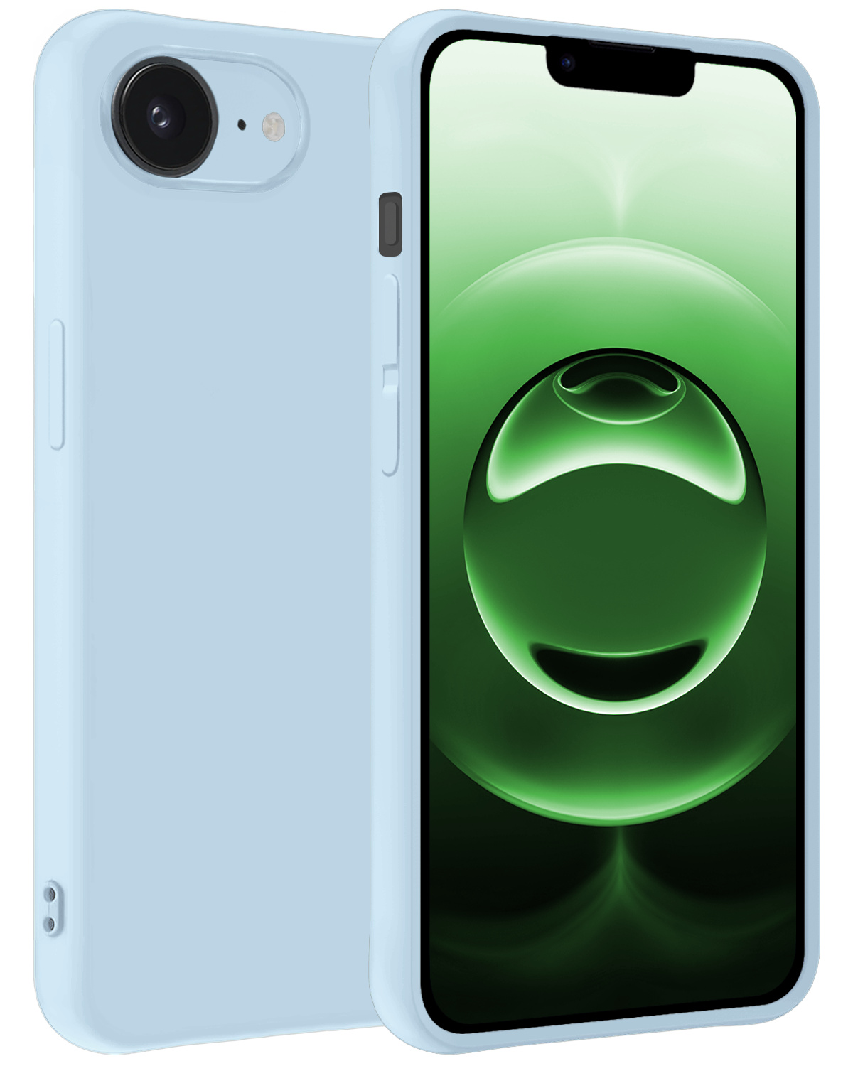 BASEY. BASEY. iPhone 16E Hoesje Siliconen - Lichtblauw