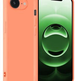 BASEY. BASEY. iPhone 16E Hoesje Siliconen - Perzik