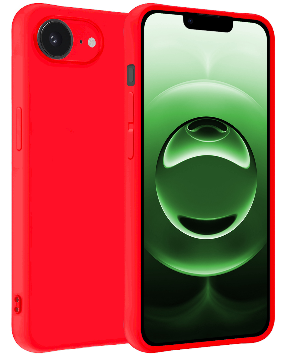 BASEY. BASEY. iPhone 16E Hoesje Siliconen - Rood