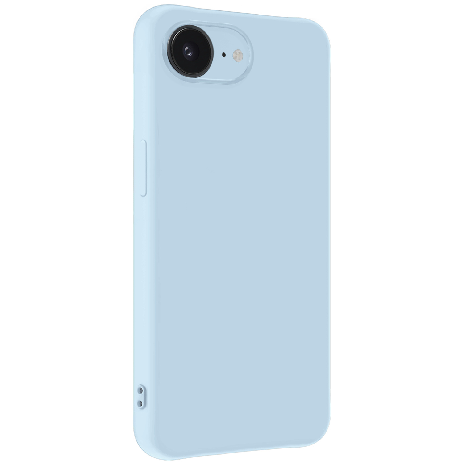 BASEY. BASEY. iPhone 16E Hoesje Siliconen - Lichtblauw - 2 PACK