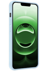BASEY. BASEY. iPhone 16E Hoesje Siliconen - Lichtblauw - 2 PACK