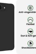 BASEY. BASEY. iPhone 16E Hoesje Siliconen - Zwart - 2 PACK