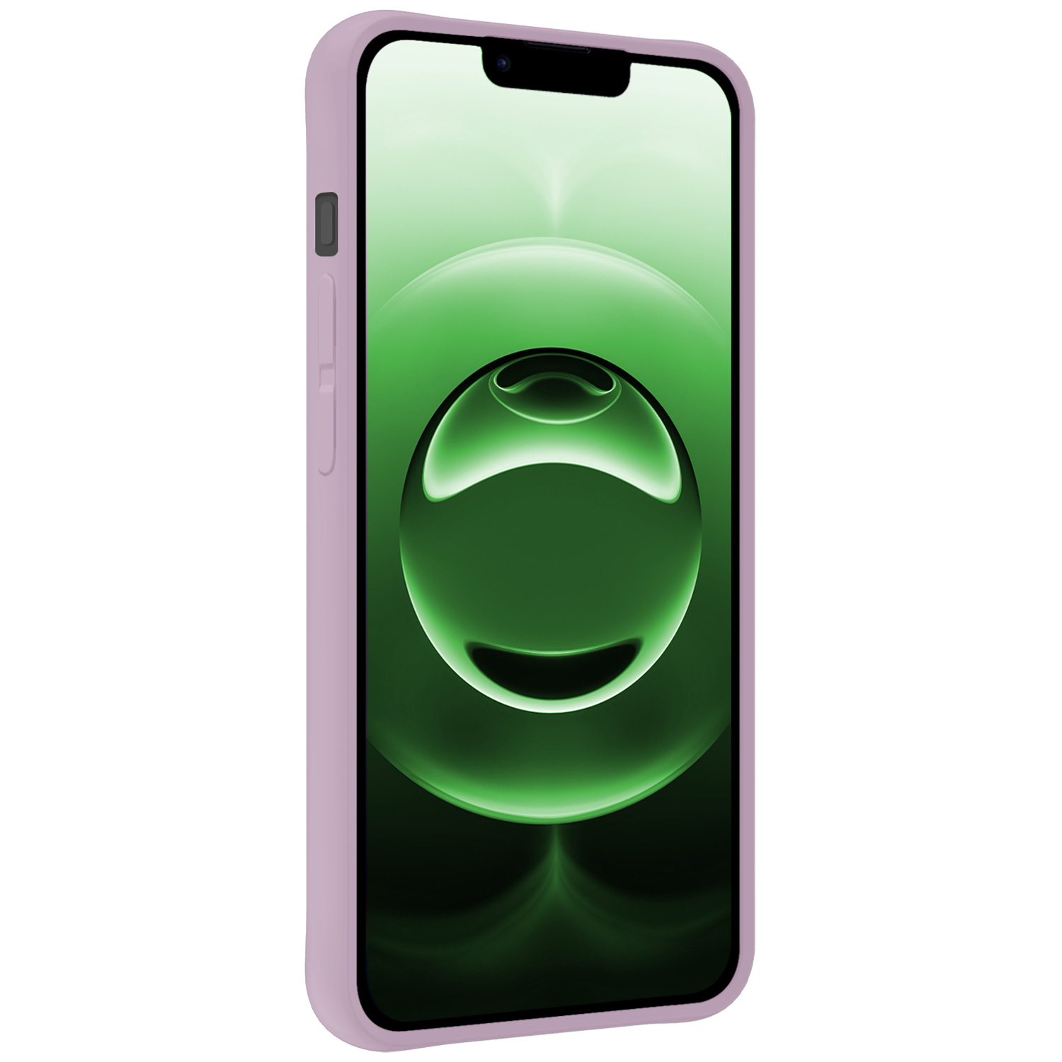BASEY. BASEY. iPhone 16E Hoesje Siliconen Met 2x Screenprotector Met Dichte Notch - Lila