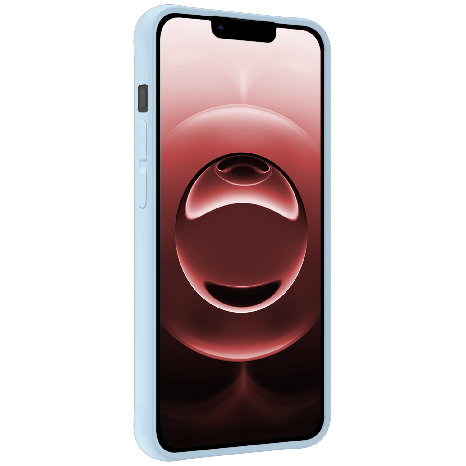 NoXx NoXx iPhone 16E Hoesje Siliconen - Lichtblauw