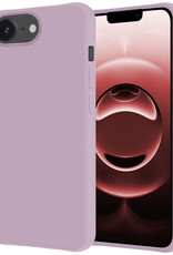 NoXx NoXx iPhone 16E Hoesje Siliconen - Lila