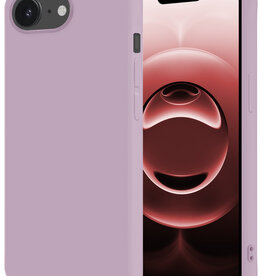 NoXx NoXx iPhone 16E Hoesje Siliconen - Lila