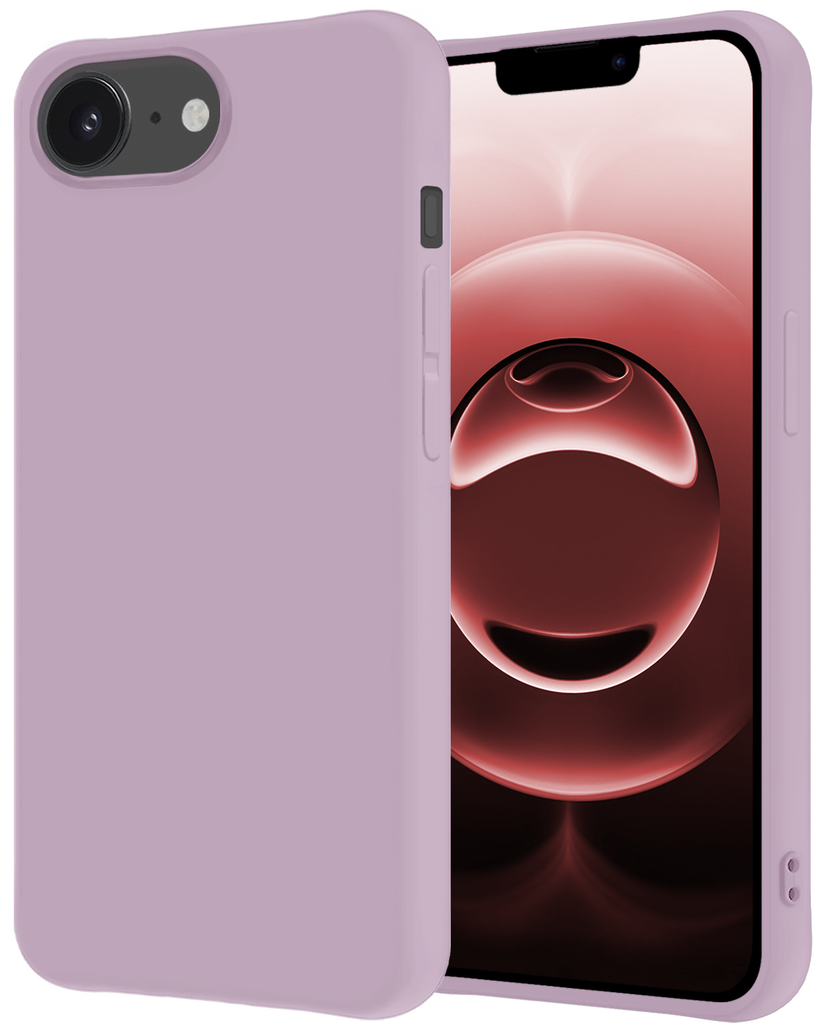 NoXx NoXx iPhone 16E Hoesje Siliconen - Lila