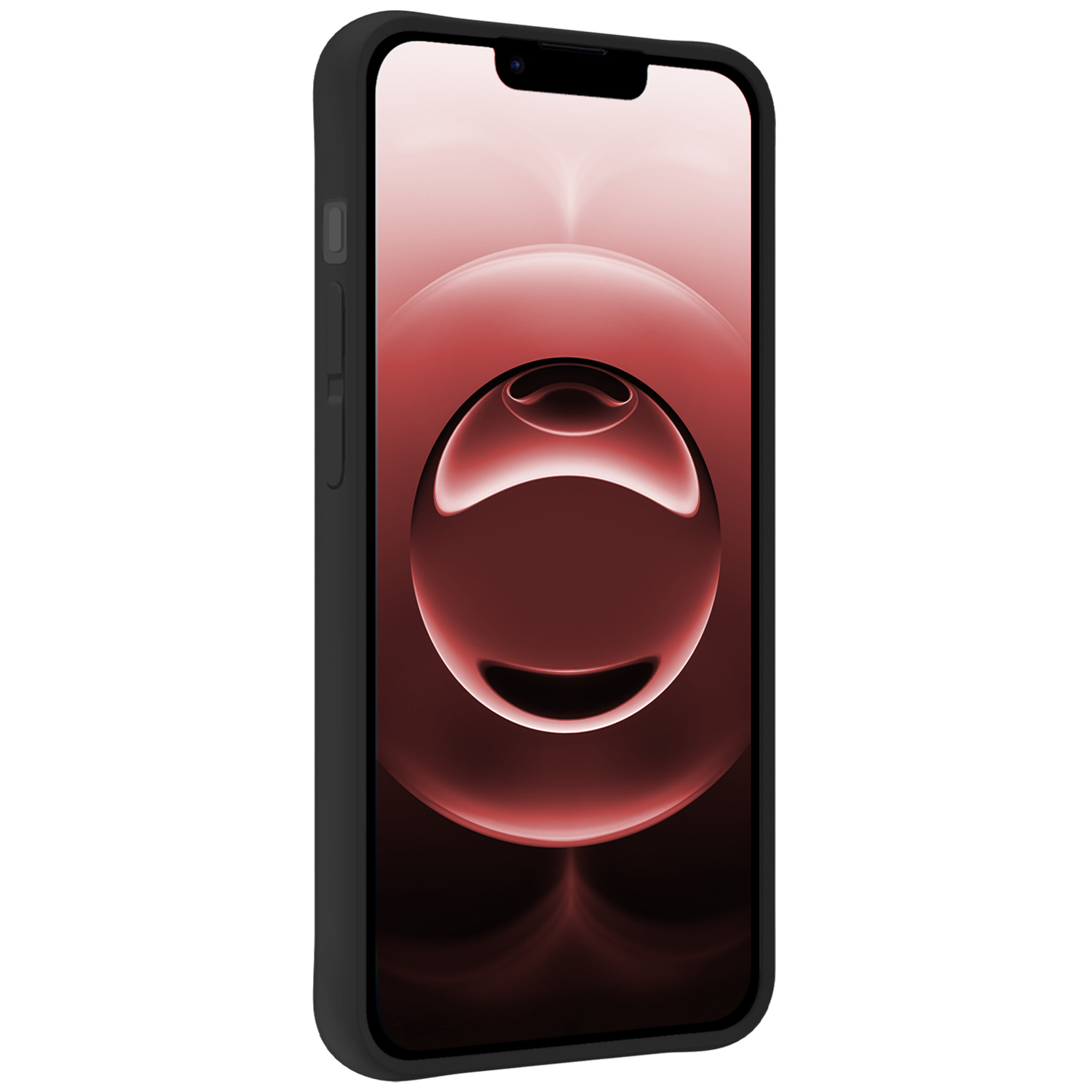 NoXx NoXx iPhone 16E Hoesje Siliconen Met 2x Screenprotector Met Dichte Notch - Zwart