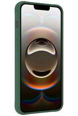 Nomfy Nomfy iPhone 16E Hoesje Siliconen - Donkergroen