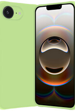 Nomfy Nomfy iPhone 16E Hoesje Siliconen - Groen