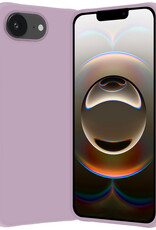 Nomfy Nomfy iPhone 16E Hoesje Siliconen - Lila