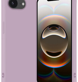 Nomfy Nomfy iPhone 16E Hoesje Siliconen - Lila