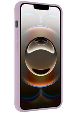 Nomfy Nomfy iPhone 16E Hoesje Siliconen - Lila - 2 PACK