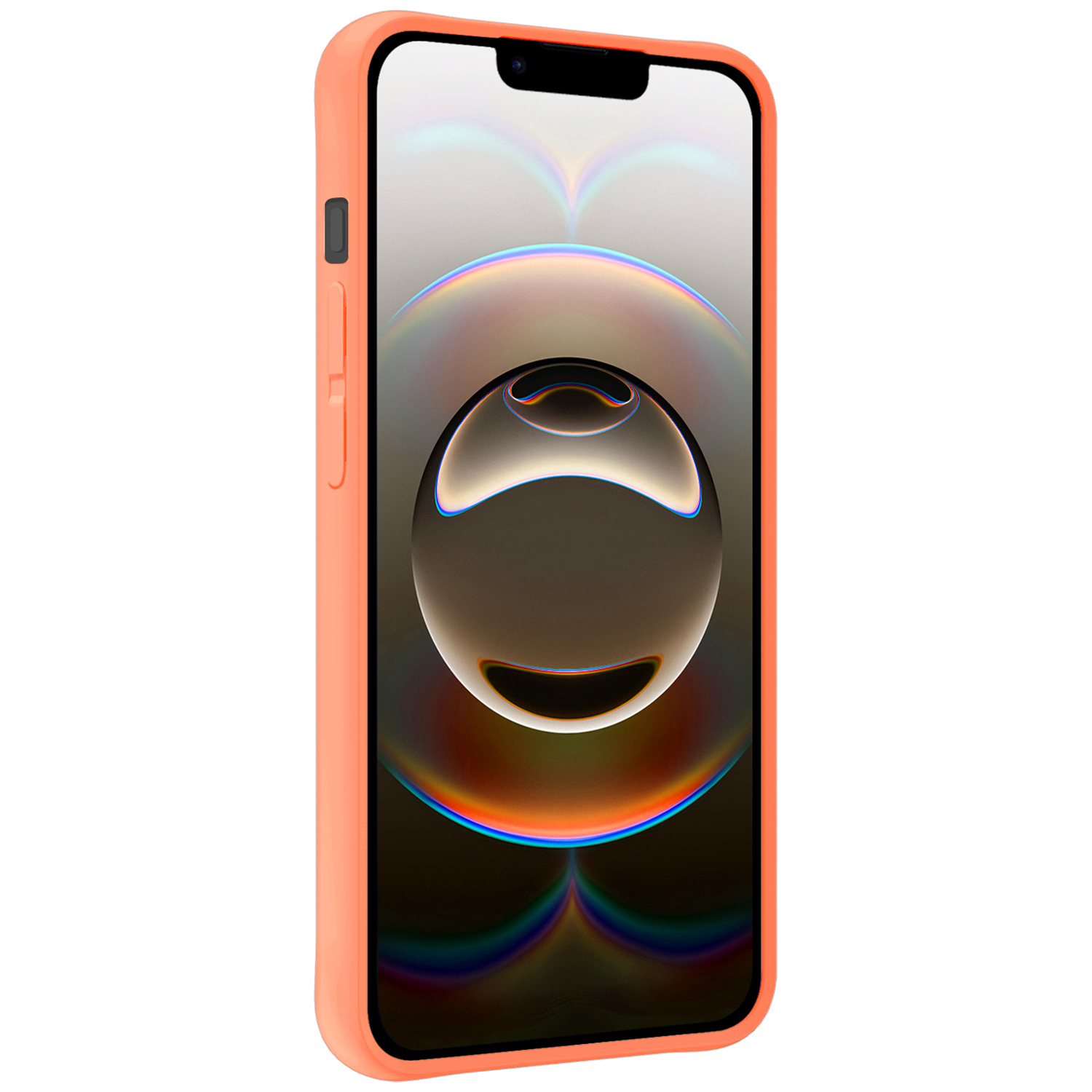 Nomfy Nomfy iPhone 16E Hoesje Siliconen - Perzik - 2 PACK