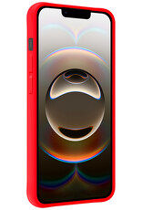 Nomfy Nomfy iPhone 16E Hoesje Siliconen - Rood - 2 PACK