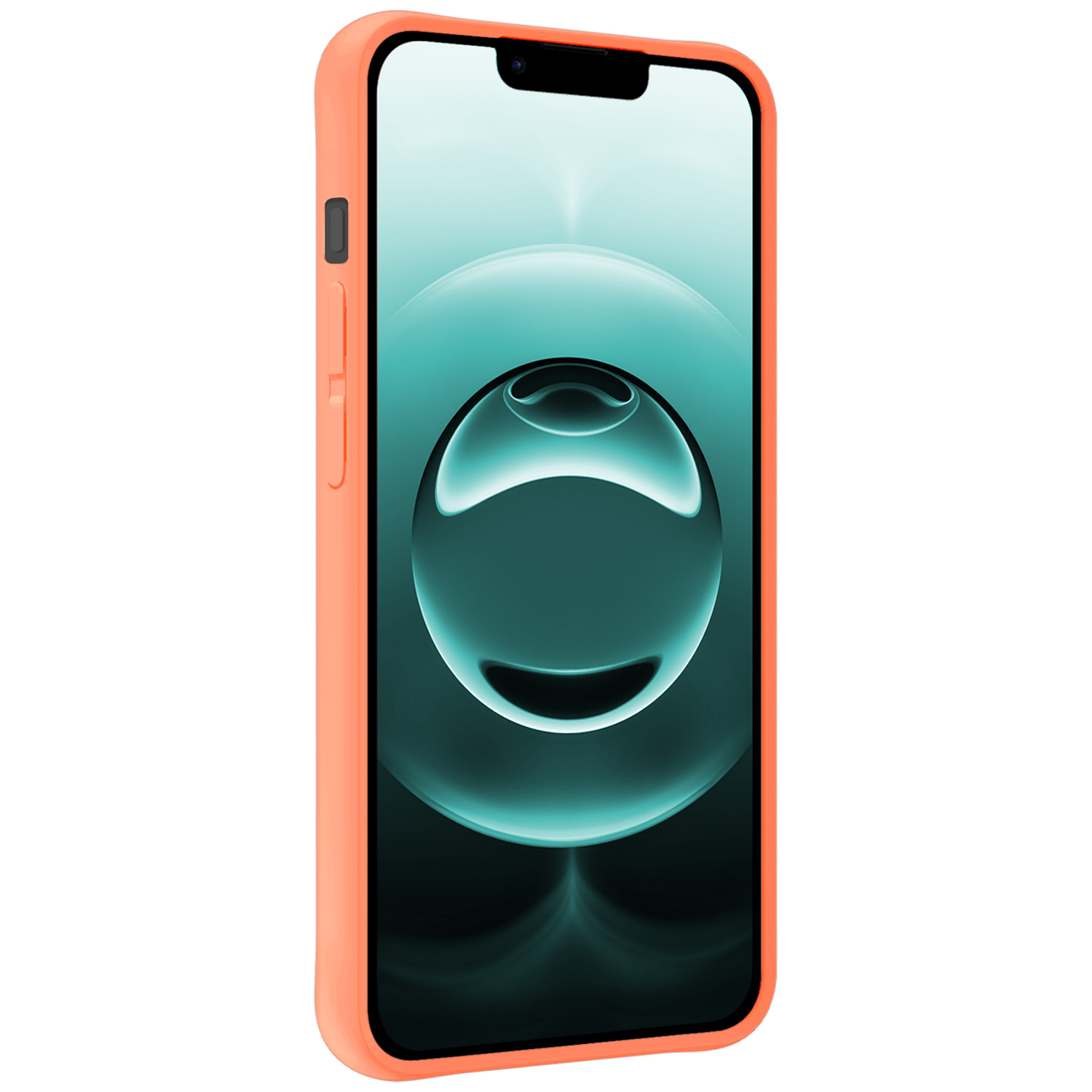 Forterra Forterra iPhone 16E Hoesje Siliconen - Perzik - 2 PACK