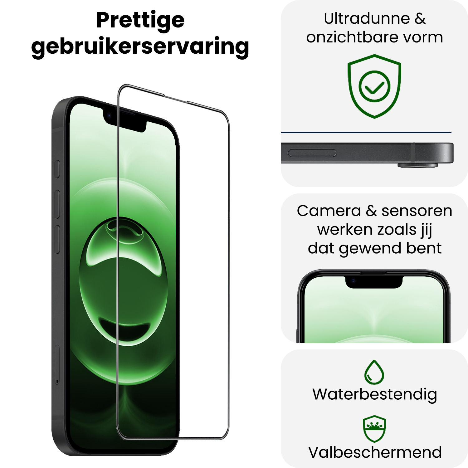 BASEY. BASEY. iPhone 16E Hybrid Screenprotector - 2 PACK