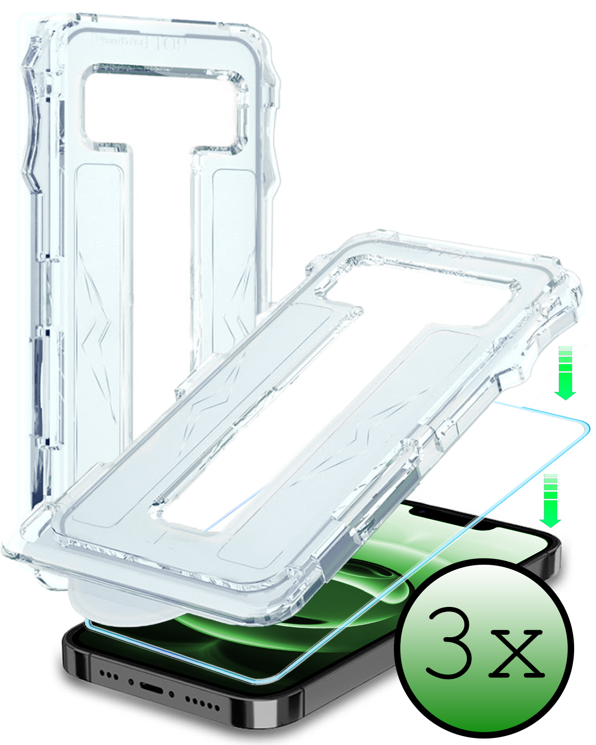 BASEY. BASEY. iPhone 16E Hybrid Screenprotector - 3 PACK