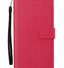 BASEY. BASEY. iPhone 16E Hoesje Bookcase - Donkerroze