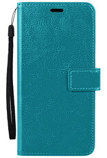 BASEY. BASEY. iPhone 16E Hoesje Bookcase - Turquoise