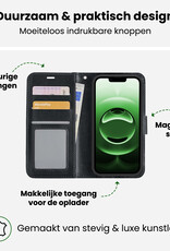 BASEY. BASEY. iPhone 16E Hoesje Bookcase - Zwart