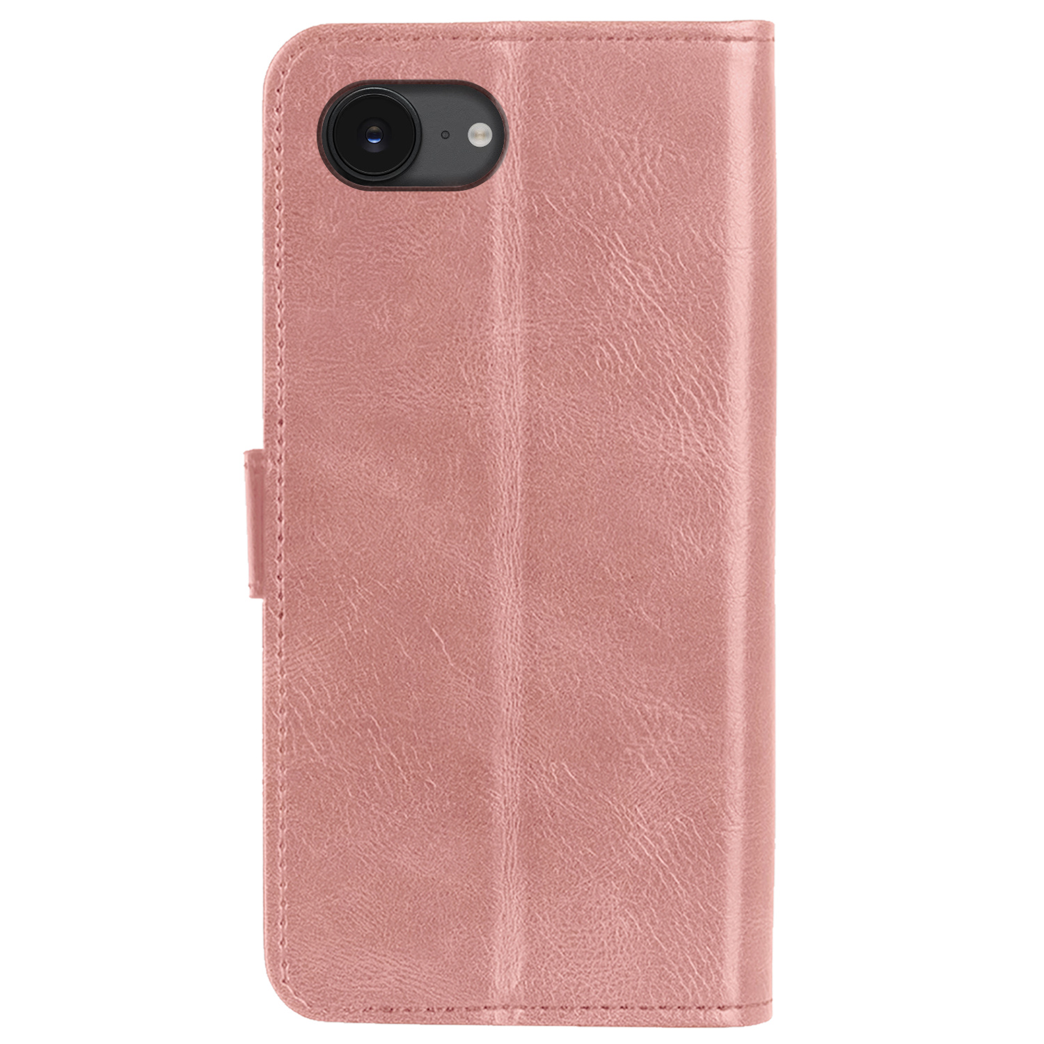 BASEY. BASEY. iPhone 16E Hoesje Bookcase Met Screenprotector - Rose Goud