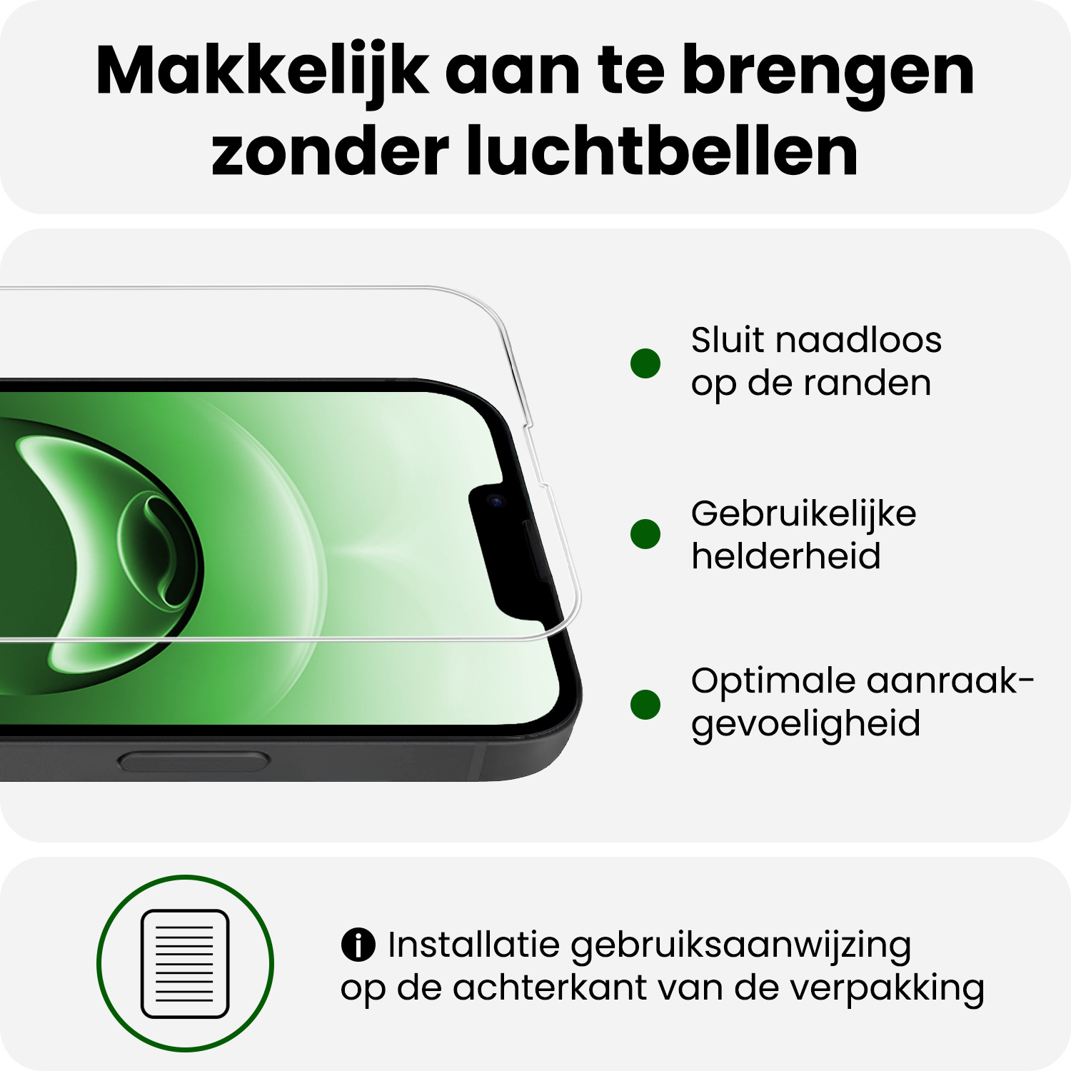 BASEY. BASEY. iPhone 16E Hoesje Bookcase Met 2x Screenprotector - Donkerblauw
