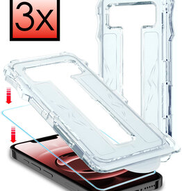 NoXx NoXx iPhone 16E Hybrid Screenprotector - 3 PACK